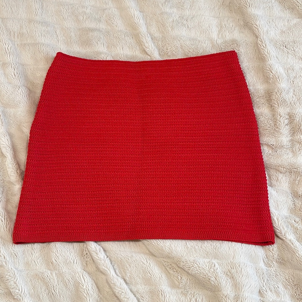 Red Mini Skirt